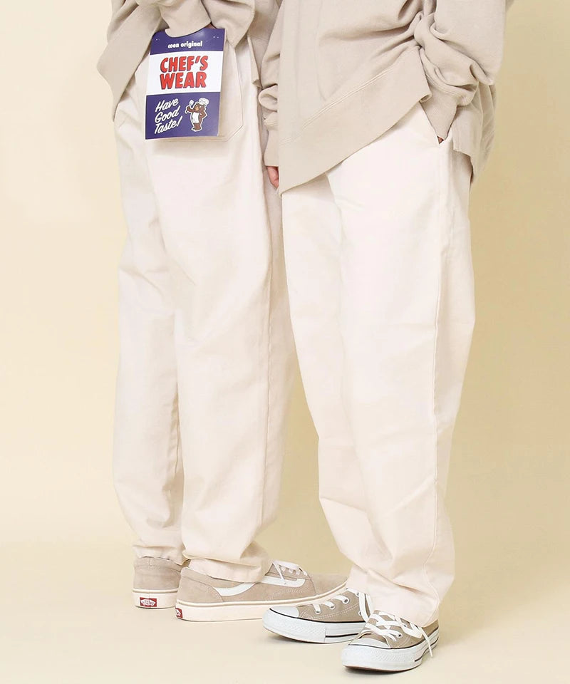 Coen Cone Casual Pants Men's Loose Elastic Waist Chef Sle Long Trousers Youth Faion Spring Collection Other Casual