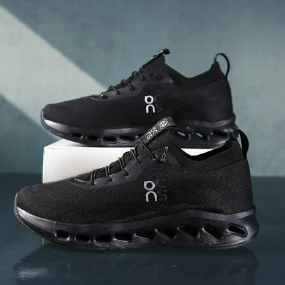 Performance Meets Comfort: Men's Ultra-Light Breathable Running Shoes - Quick-Dry Tech with Cushioned Rebound for Outdoor