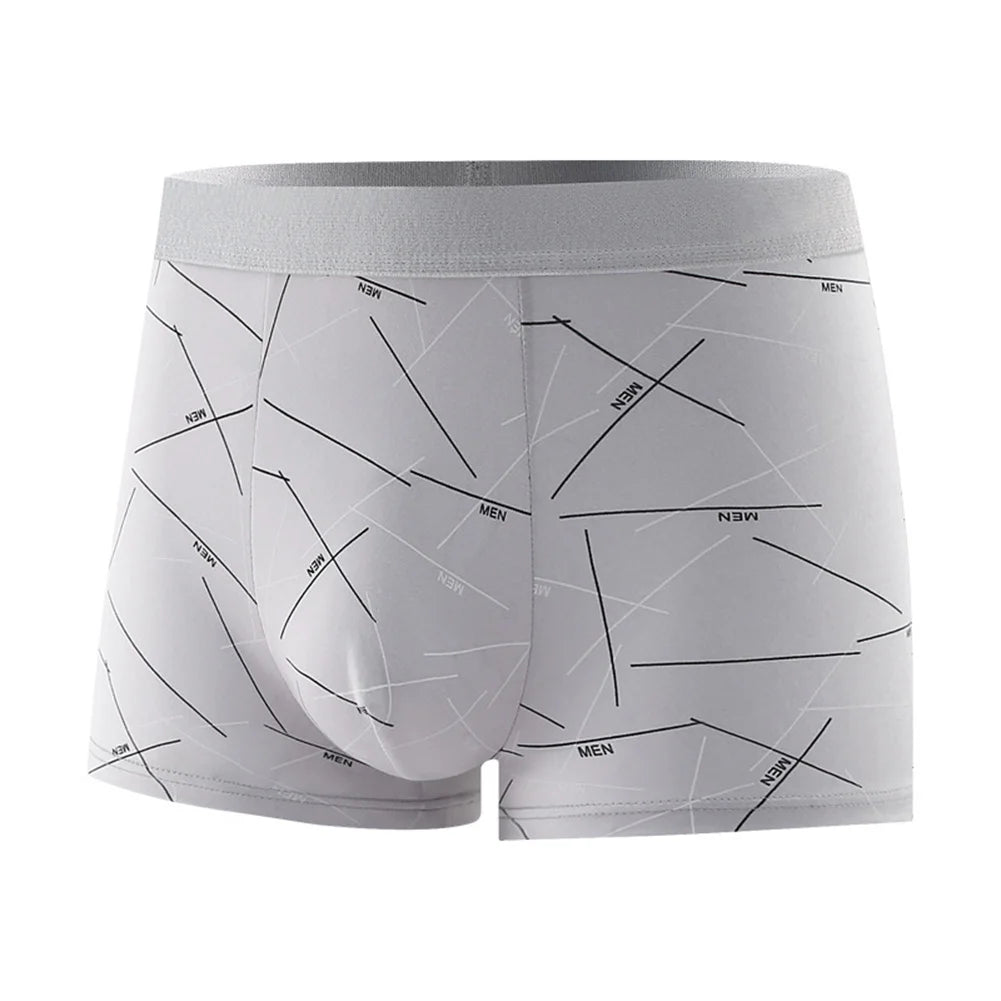 Men's Briefs Soft and Breathable Large Sizes Featuring Bulge Pouch Suitable for Casual Wear in All Seasons