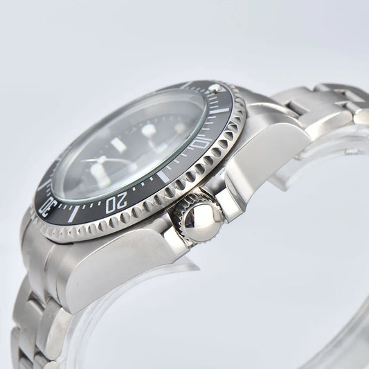 44mm Men's watch Stainless steel Deep Sea Mechanical Watch sapphire glass Waterproof NH35 watch Automatic mechanical Movement