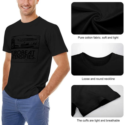 EUROBEAT INTENSIFIES - SILVIA S13 / Sileighty T-Shirt T-shirts man graphic t shirts graphic t shirt vintage Men's t shirts