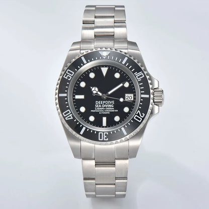 44mm Men's watch Stainless steel Deep Sea Mechanical Watch sapphire glass Waterproof NH35 watch Automatic mechanical Movement