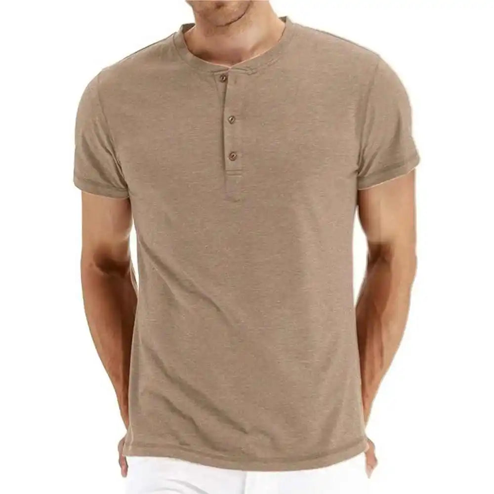 Modern Sle Men's round Ne Bule ort Sve irt Ultra Slim Fit Pure Cotton Youthful ular Daily Wear Summer irt