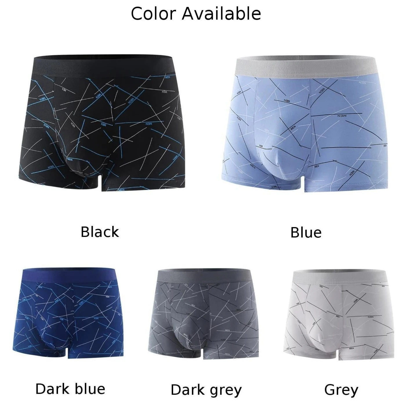 Men's Briefs Soft and Breathable Large Sizes Featuring Bulge Pouch Suitable for Casual Wear in All Seasons