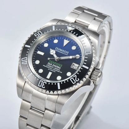 44mm Men's watch Stainless steel Deep Sea Mechanical Watch sapphire glass Waterproof NH35 watch Automatic mechanical Movement