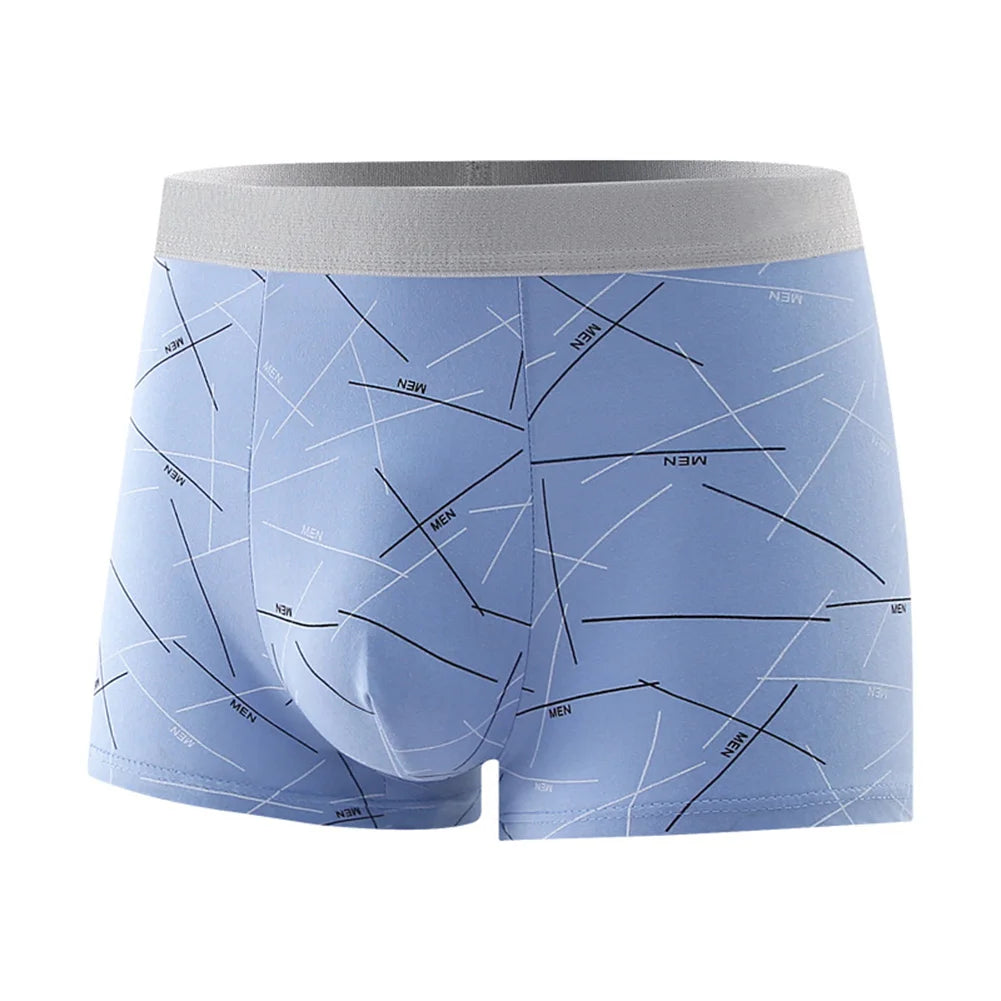 Men's Briefs Soft and Breathable Large Sizes Featuring Bulge Pouch Suitable for Casual Wear in All Seasons