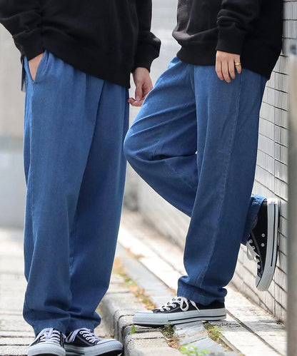 Coen Cone Casual Pants Men's Loose Elastic Waist Chef Sle Long Trousers Youth Faion Spring Collection Other Casual