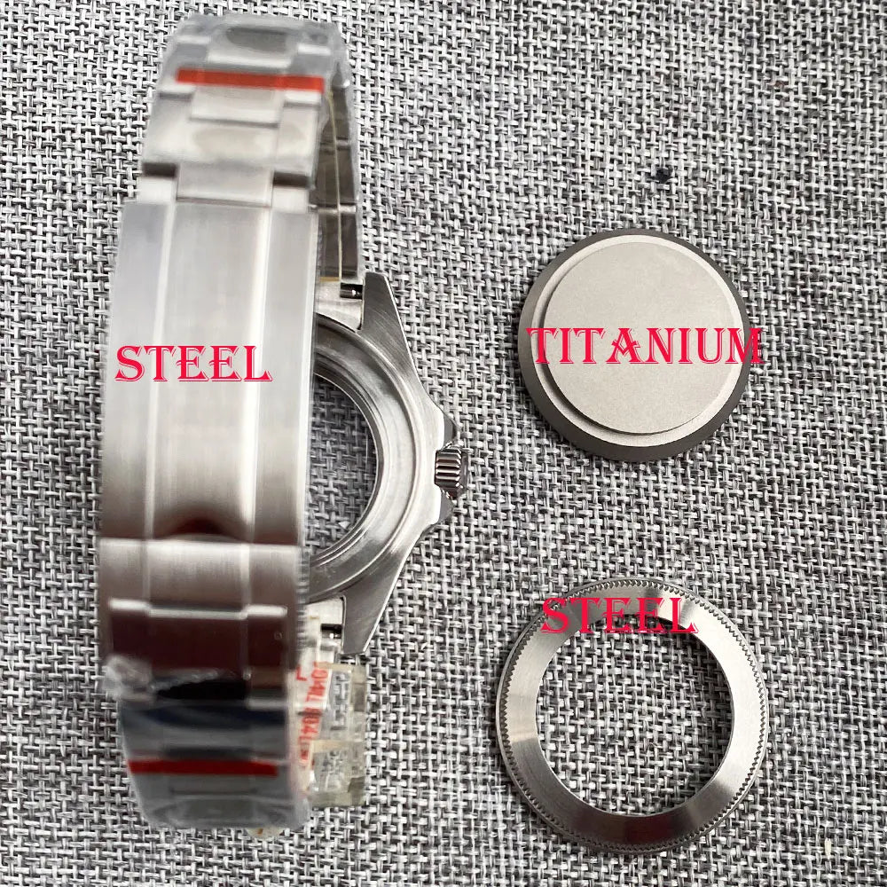 Tandorio 43mm NH35A Men Automatic Watch Blue Sea Dial Sapphire Glass Deep Swimming Watches 10ATM Waterproof Steel Bracelet