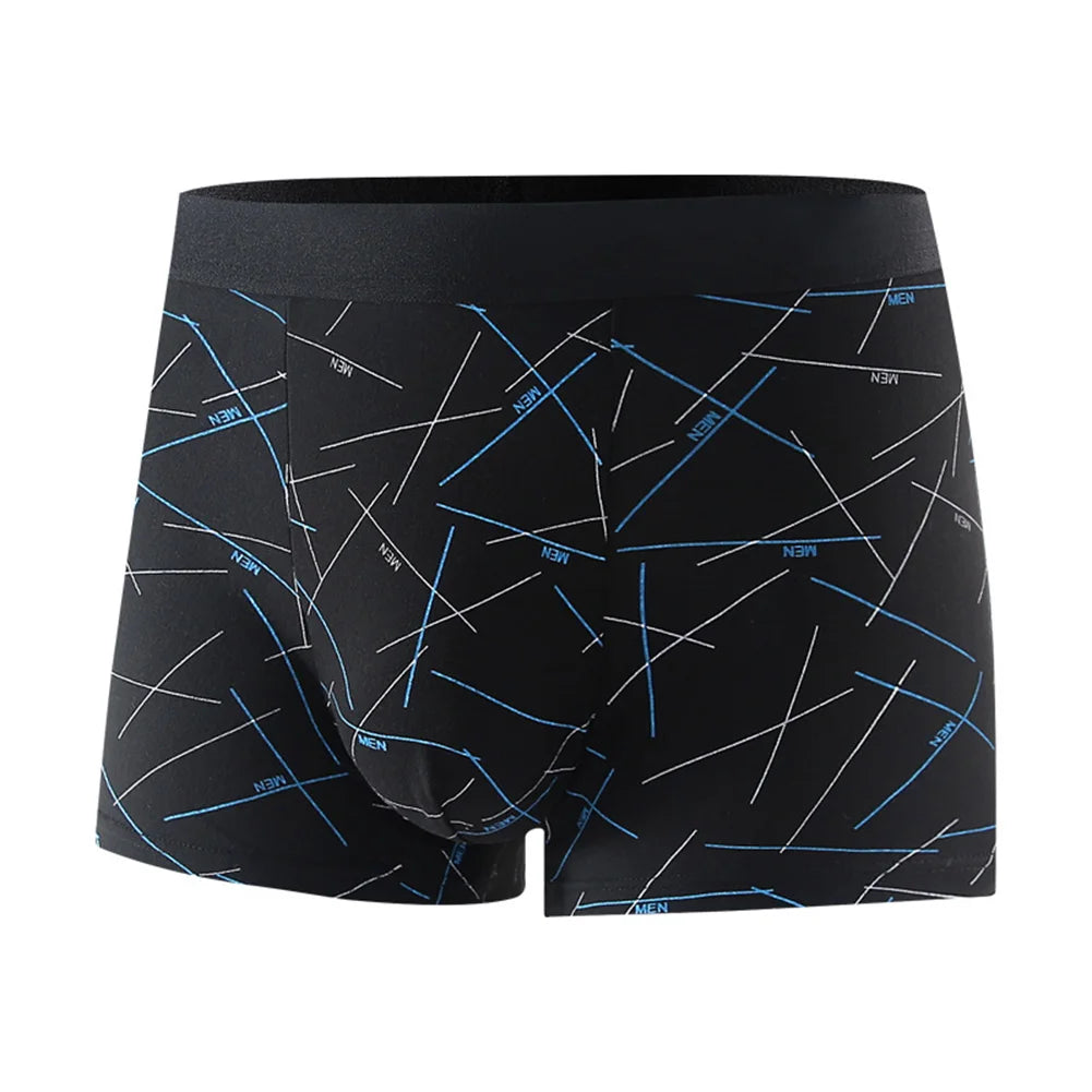 Men's Briefs Soft and Breathable Large Sizes Featuring Bulge Pouch Suitable for Casual Wear in All Seasons