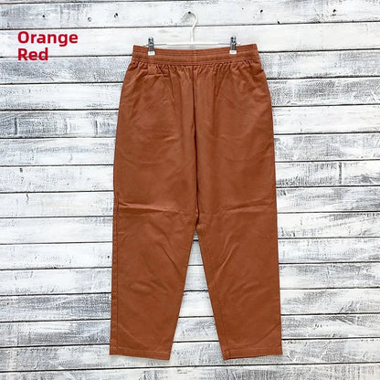Coen Cone Casual Pants Men's Loose Elastic Waist Chef Sle Long Trousers Youth Faion Spring Collection Other Casual