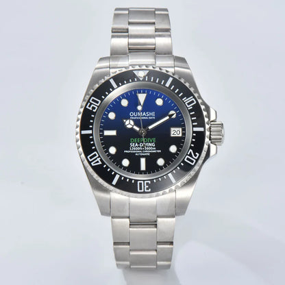 44mm Men's watch Stainless steel Deep Sea Mechanical Watch sapphire glass Waterproof NH35 watch Automatic mechanical Movement